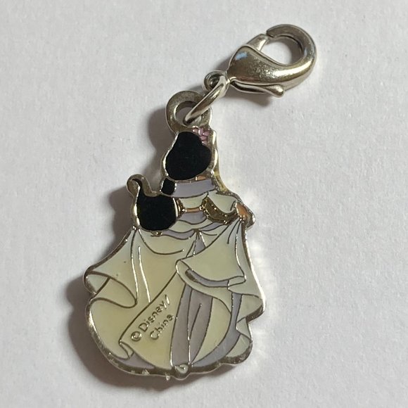 Vintage Disney Princess Jasmine Clip On Charm Aladdin Zipper Pull Purse Signed - Picture 4 of 7